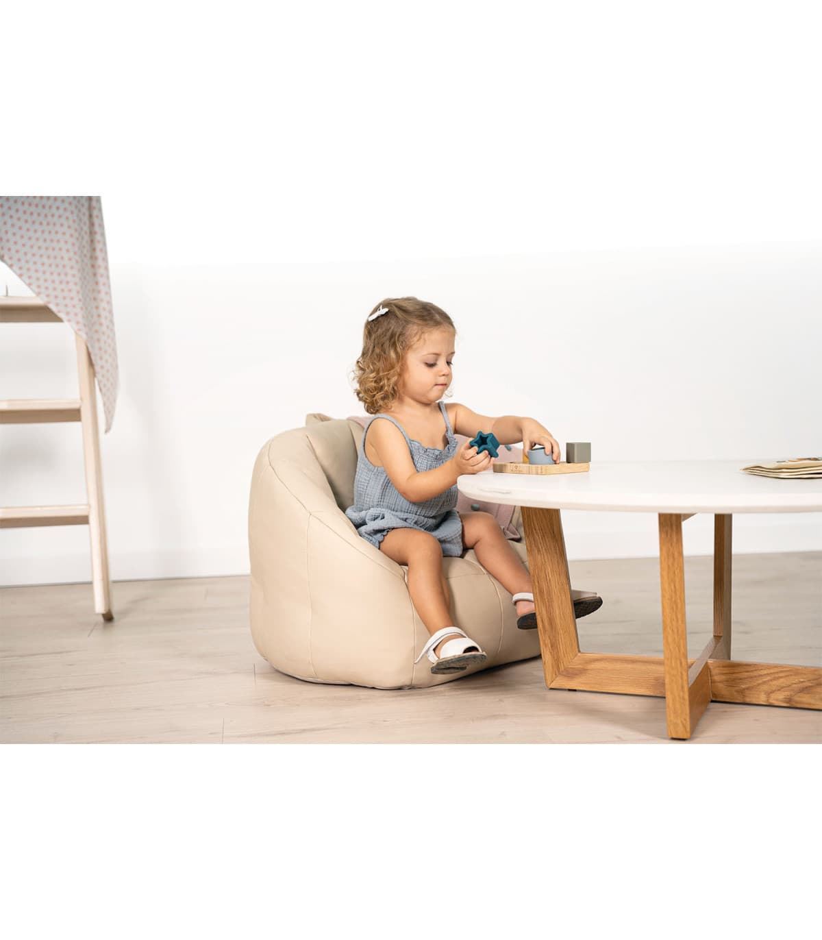 Puff Infantil Nido Beige - Imagen 2