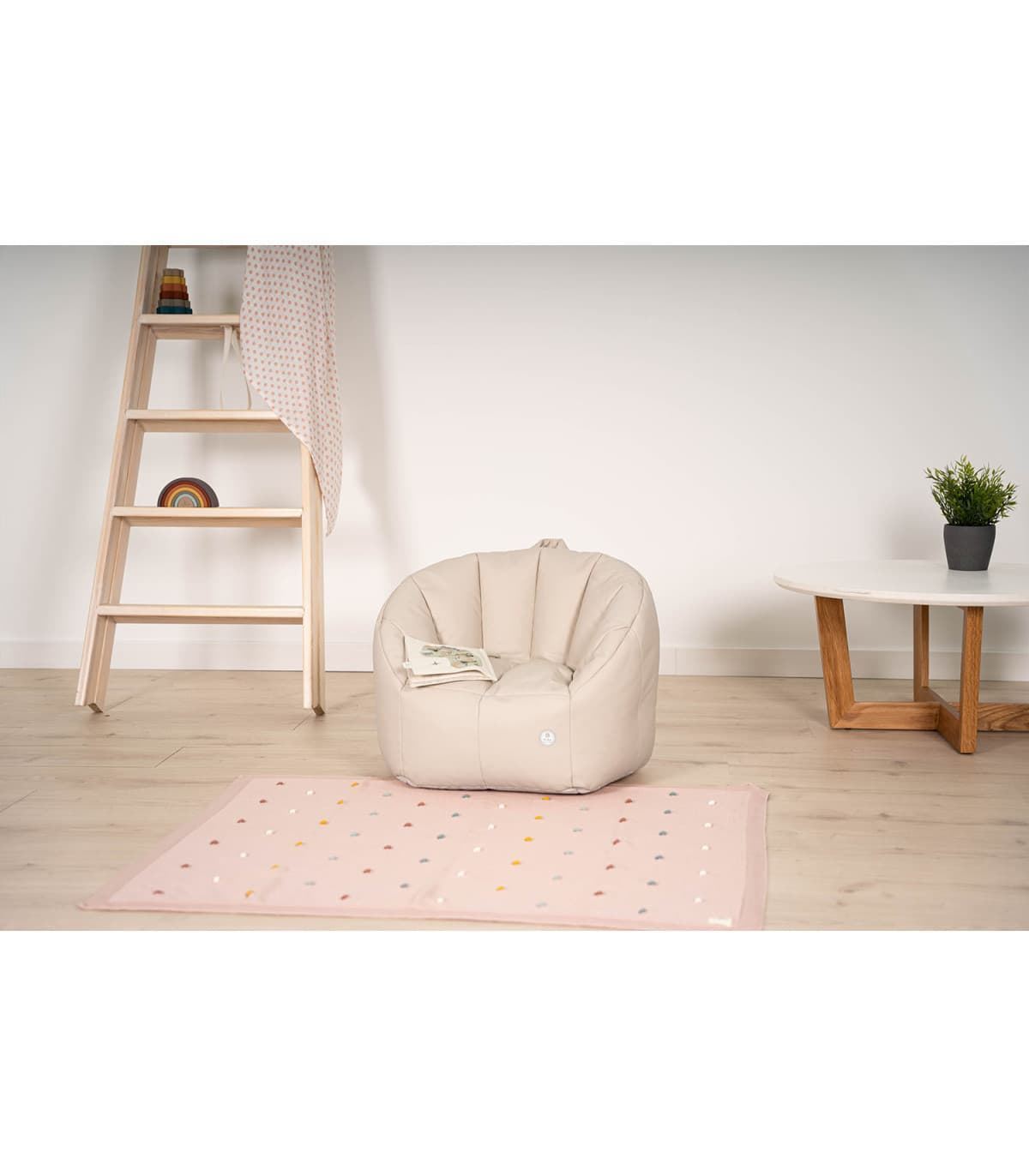 Puff Infantil Nido Beige - Imagen 3