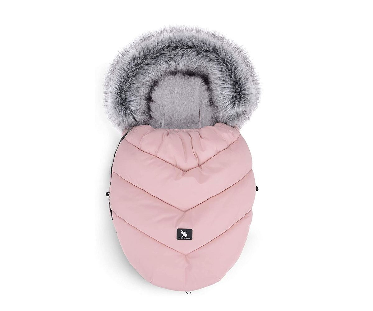 Saco Carro Bebé Mini Moose Pink - Imagen 1