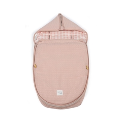 Saco Cuco 2 en 1 I Love Vichy Rosa - Imagen 1