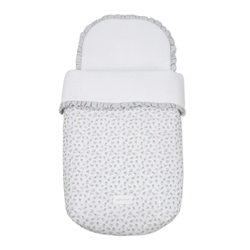 Saco Cuco Little Bloom Flor Gris - Imagen 1