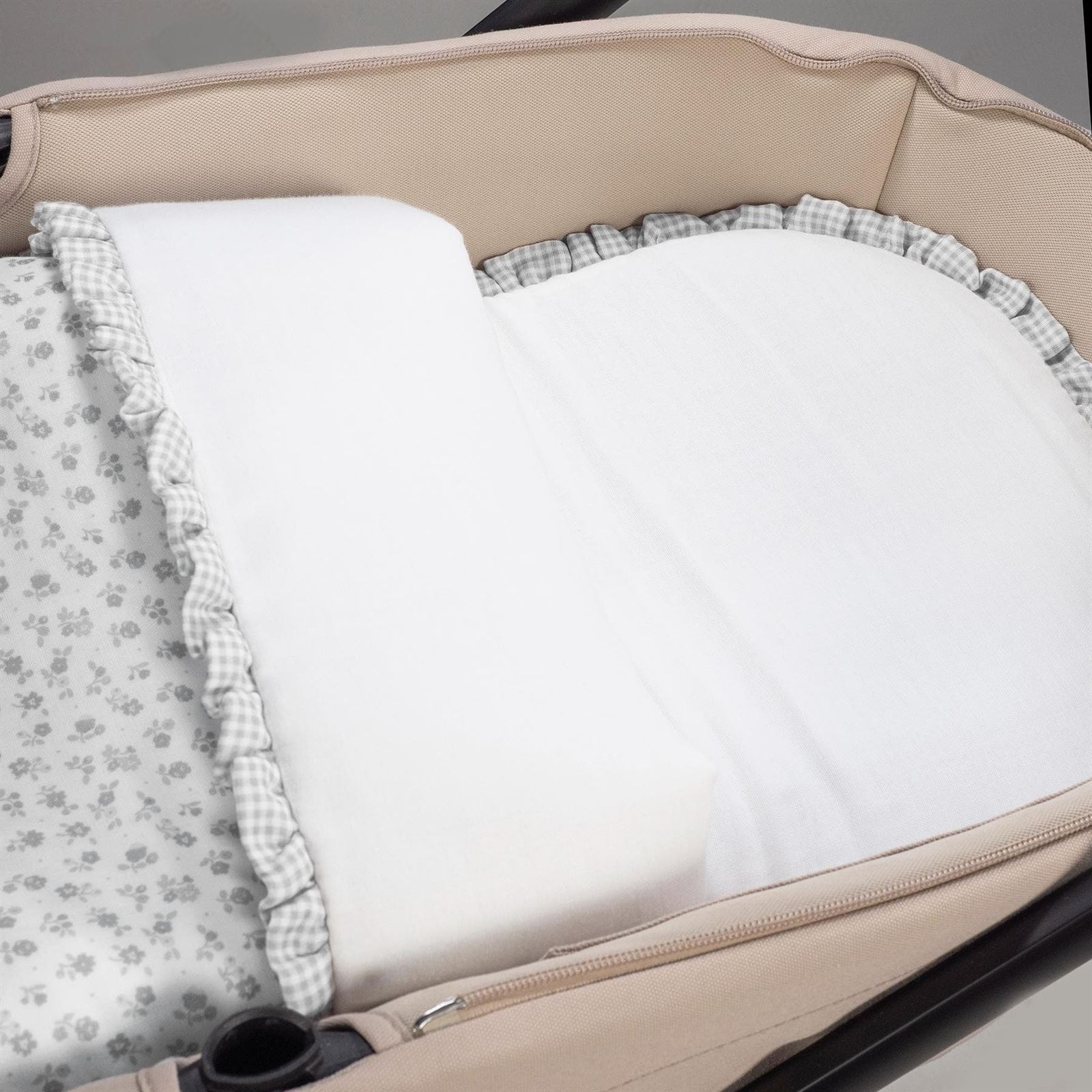 Saco Cuco Little Bloom Flor Gris - Imagen 6