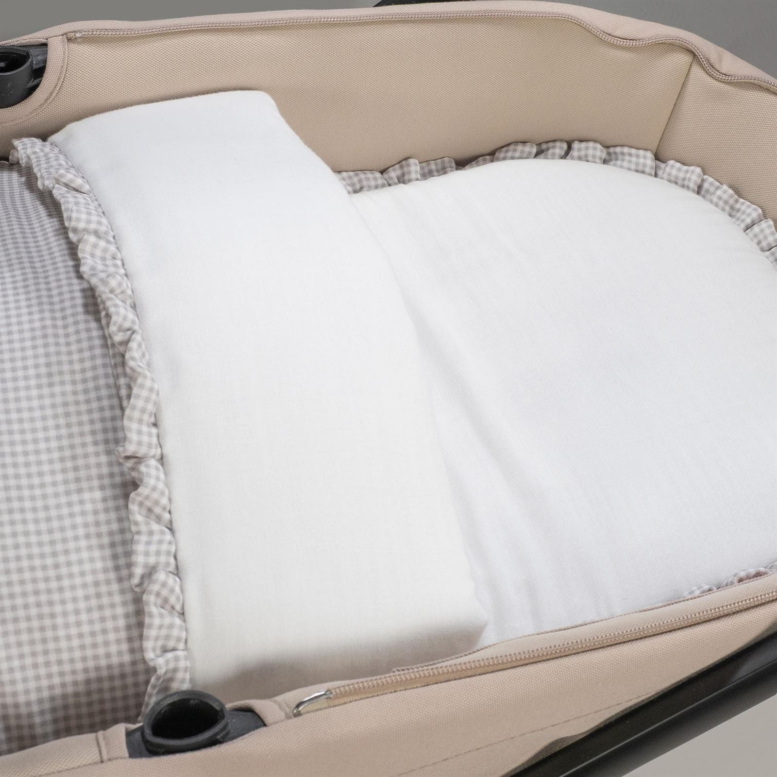 Saco Cuco Little Bloom Vichy Gris - Imagen 4