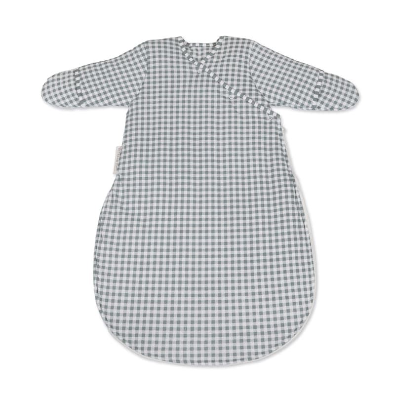 Saco Dormir Praliné Vichy/Rayas Matcha - Imagen 1