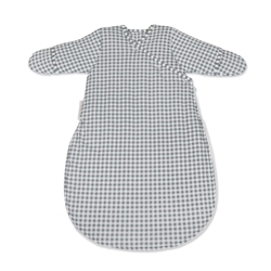 Saco Dormir Praliné Vichy/Rayas Matcha - Imagen 1