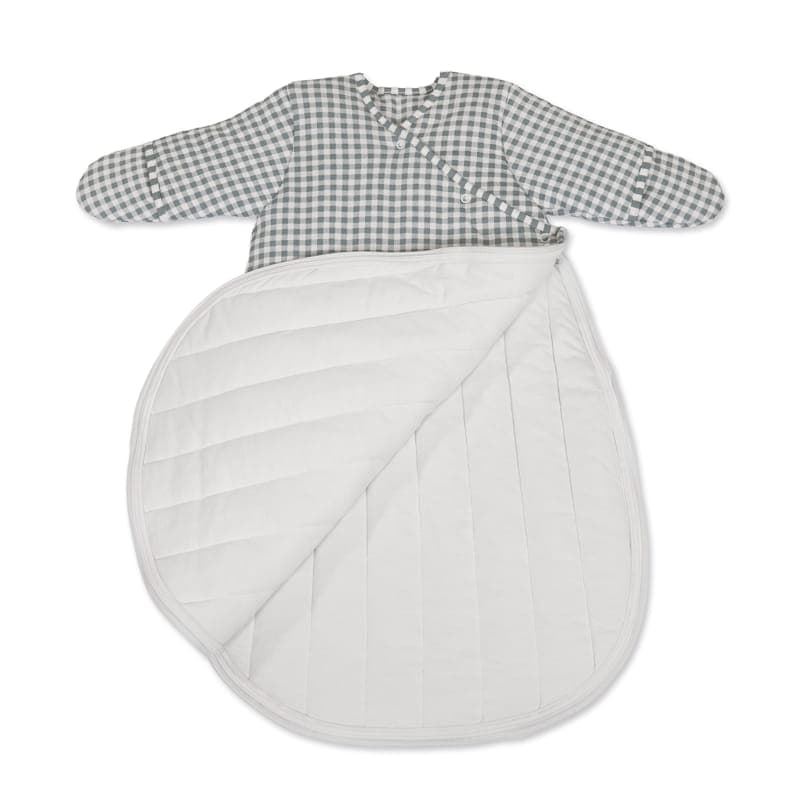 Saco Dormir Praliné Vichy/Rayas Matcha - Imagen 2