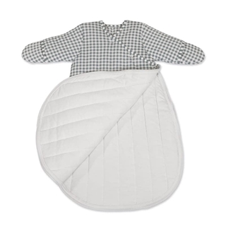 Saco Dormir Praliné Vichy/Rayas Matcha - Imagen 2