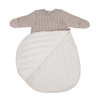 Saco Dormir Praliné Vichy/Rayas Moka - Imagen 2