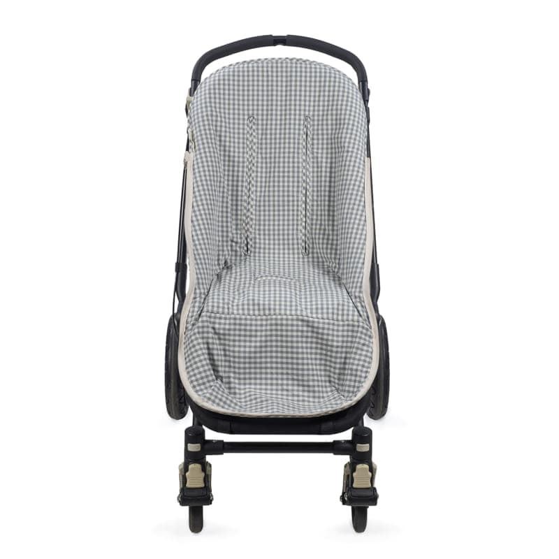 Saco Silla Entretiempo Praliné Vichy/Rayas Matcha - Imagen 2