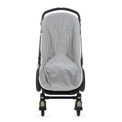 Saco Silla Entretiempo Praliné Vichy/Rayas Matcha - Imagen 2