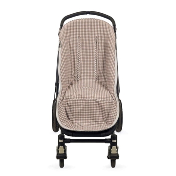 Saco Silla Entretiempo Praliné Vichy/Rayas Moka - Imagen 2