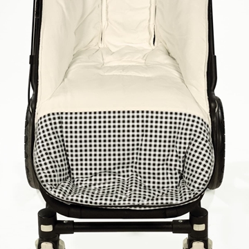 SACO SILLA I LOVE VICHY NEGRO INVIERNO - Imagen 2