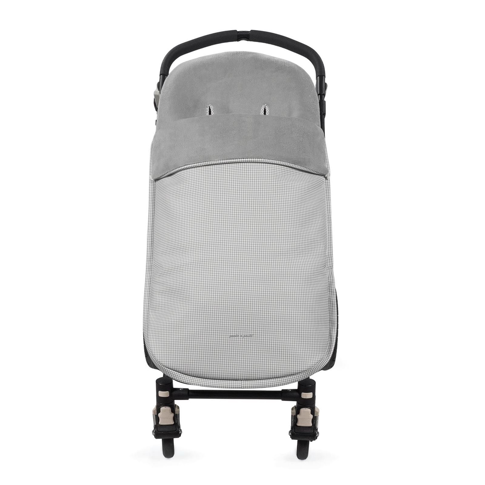 Saco Silla Invierno Little Bloom Vichy Gris - Imagen 1
