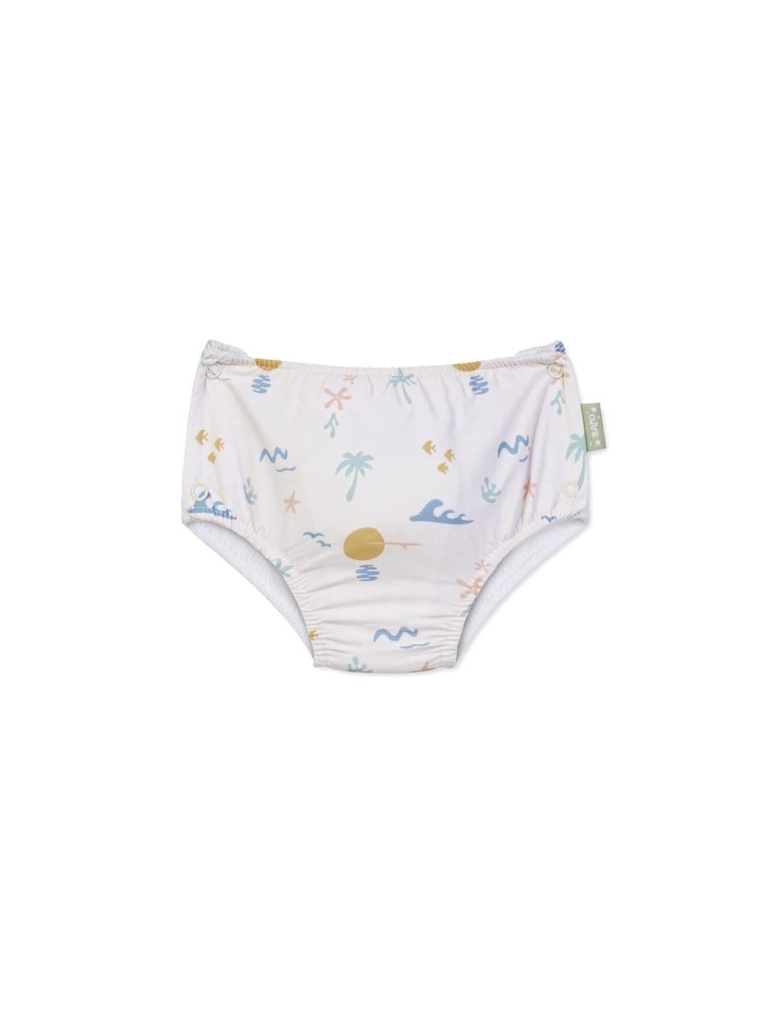 Set Bañador Pañal + Camiseta Protección + Gorro Protección Good Vibes 6-12 Meses - Imagen 4