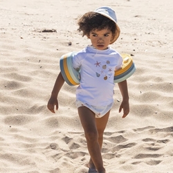 Set Bañador Pañal + Camiseta Protección + Gorro Protección Sea Wonders 6-12 Meses - Imagen 1