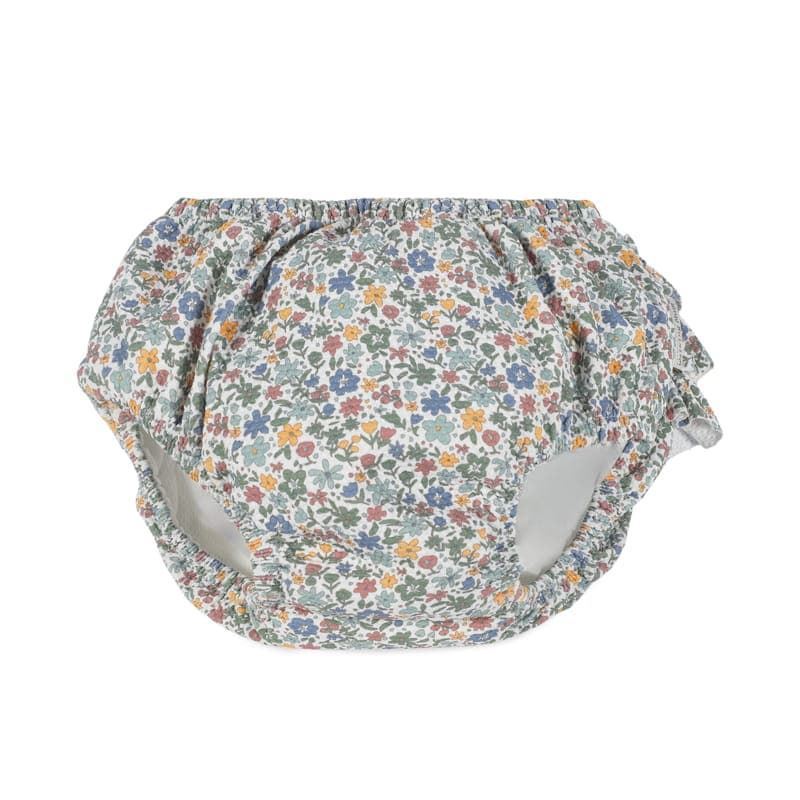 Set Bañador Pañal + Camiseta Protección Summer + Gorro Protección Flowers 9-12 Meses - Imagen 3