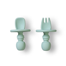 Set de Cubiertos Antiahogo Nordic Verde - Imagen 1
