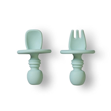 Set de Cubiertos Antiahogo Nordic Verde - Imagen 1