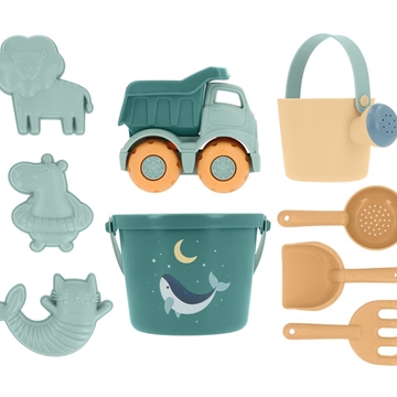 Set de Juguetes de Playa Whale Teal - Imagen 1
