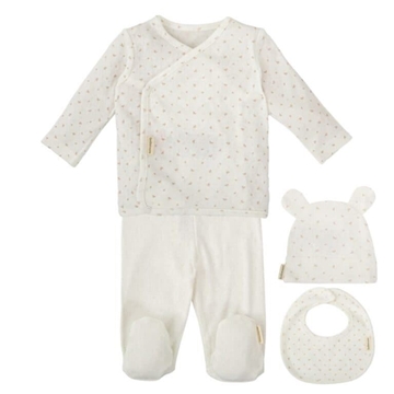 Set de Nacimiento 4 Piezas Pointille Rosa - Imagen 1