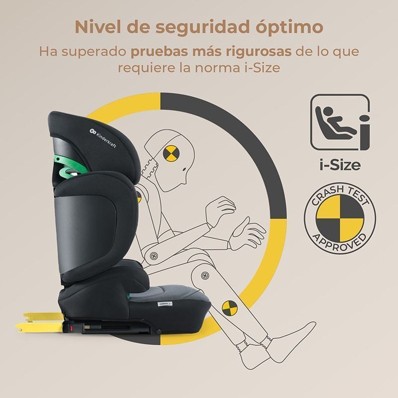 Silla Auto Xpand 2 I-Size Negra - Imagen 11