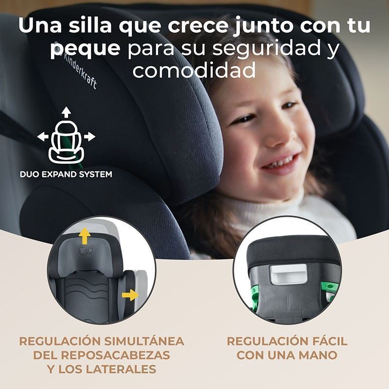 Silla Auto Xpand 2 I-Size Negra - Imagen 6