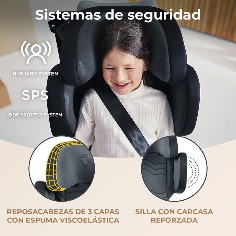 Silla Auto Xpand 2 I-Size Negra - Imagen 9
