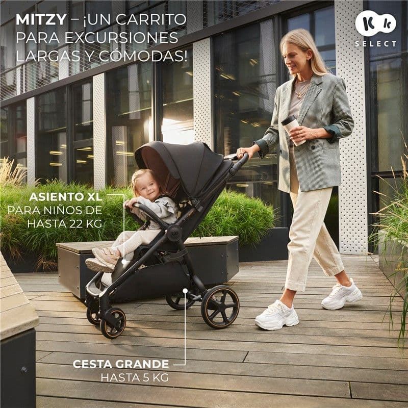 Silla de Paseo Mitzy Negra - Imagen 2