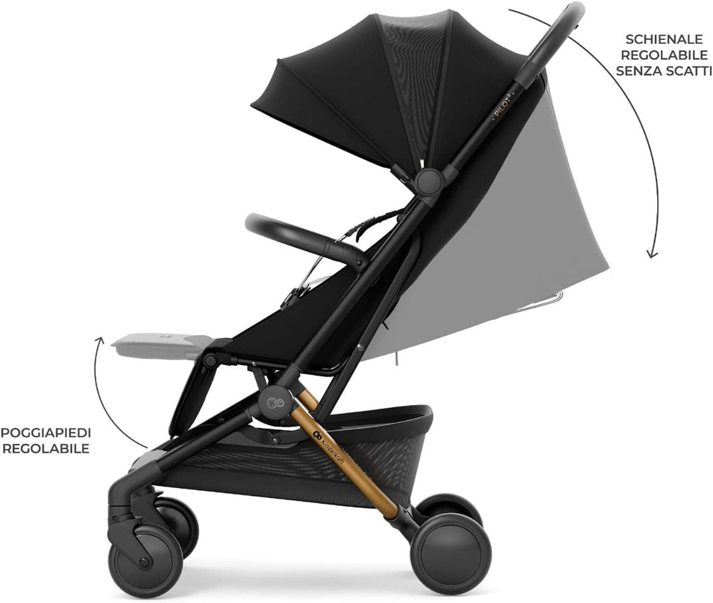 Silla de Paseo Pilot 2 Negra - Imagen 5
