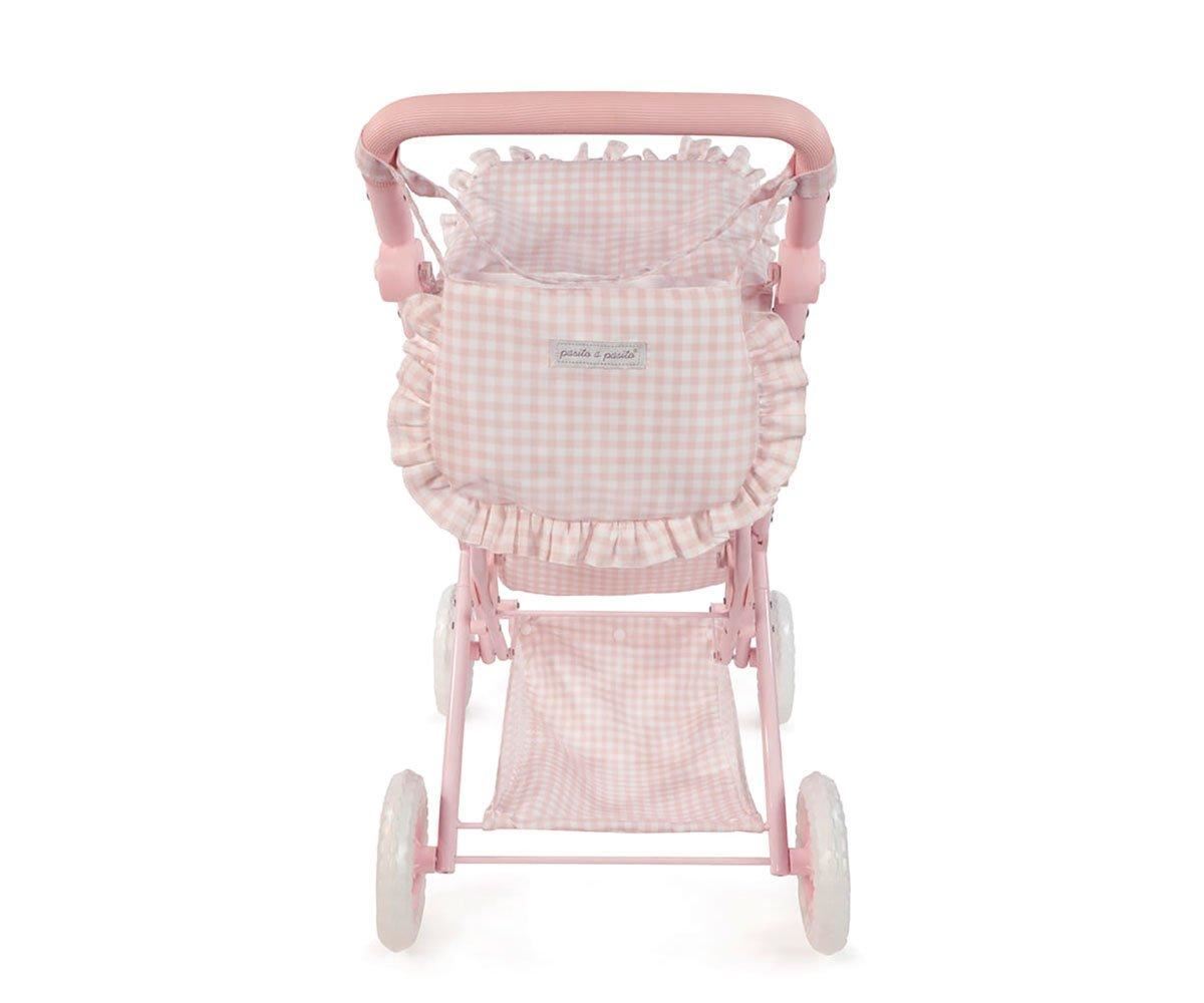 Silla para Muñecas con Saco Tom Vichy Rosa - Imagen 2