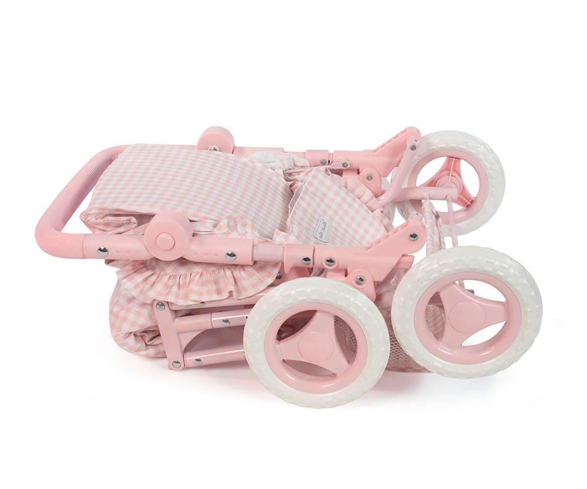 Silla para Muñecas con Saco Tom Vichy Rosa - Imagen 4