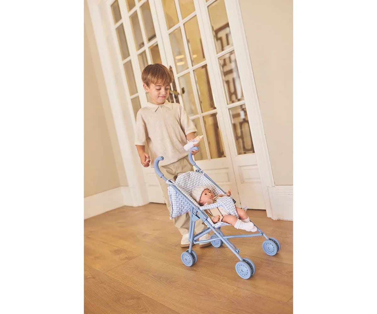 Sillita para Muñecas Vichy Azul - Imagen 2