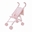 SILLITA PARA MUÑECAS VICHY ROSA TUTETE - Imagen 1