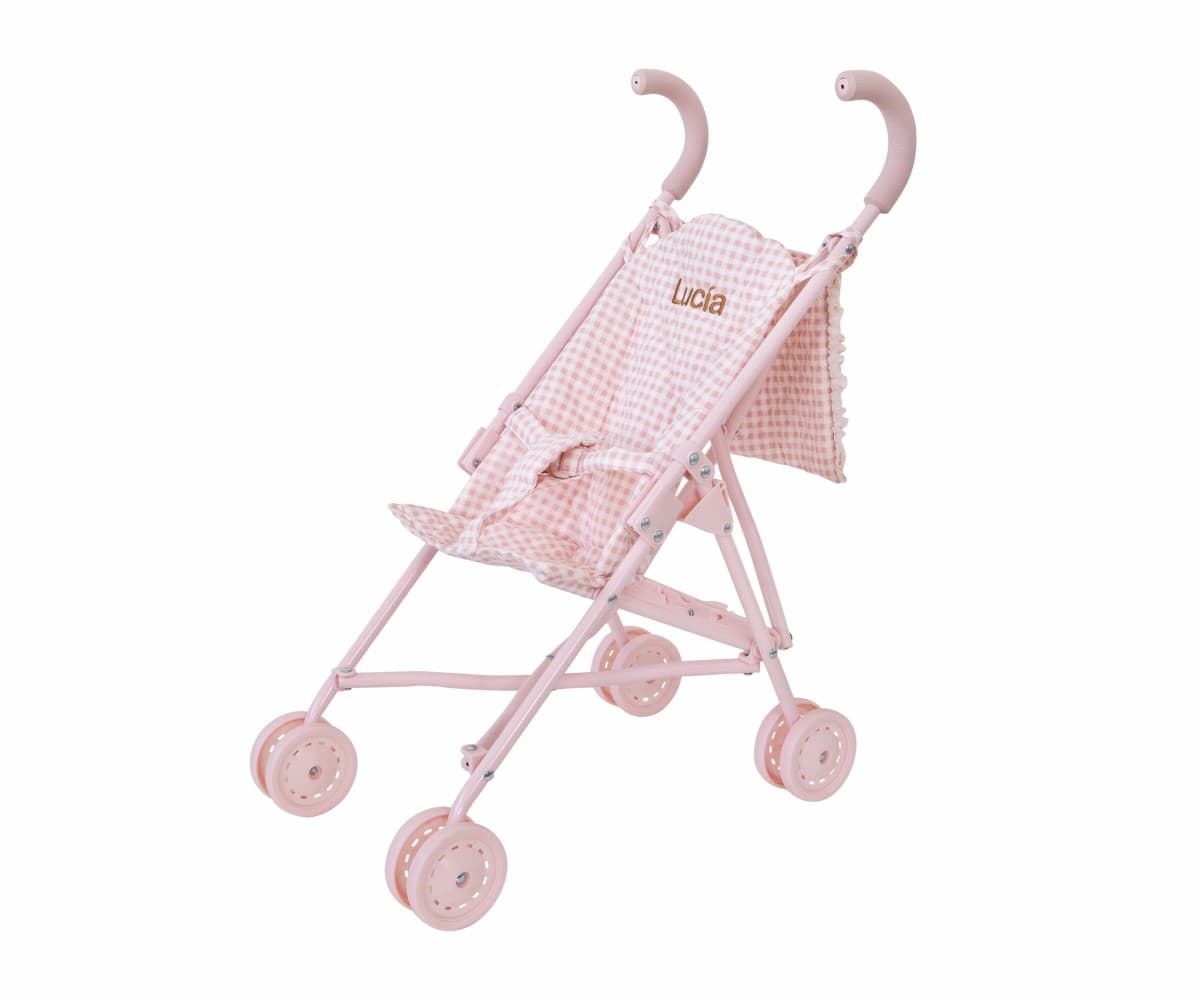 SILLITA PARA MUÑECAS VICHY ROSA TUTETE - Imagen 2