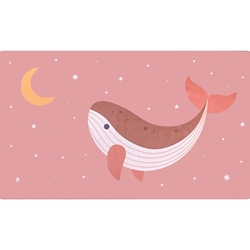 Toalla Microfibra Whale Pink - Imagen 1
