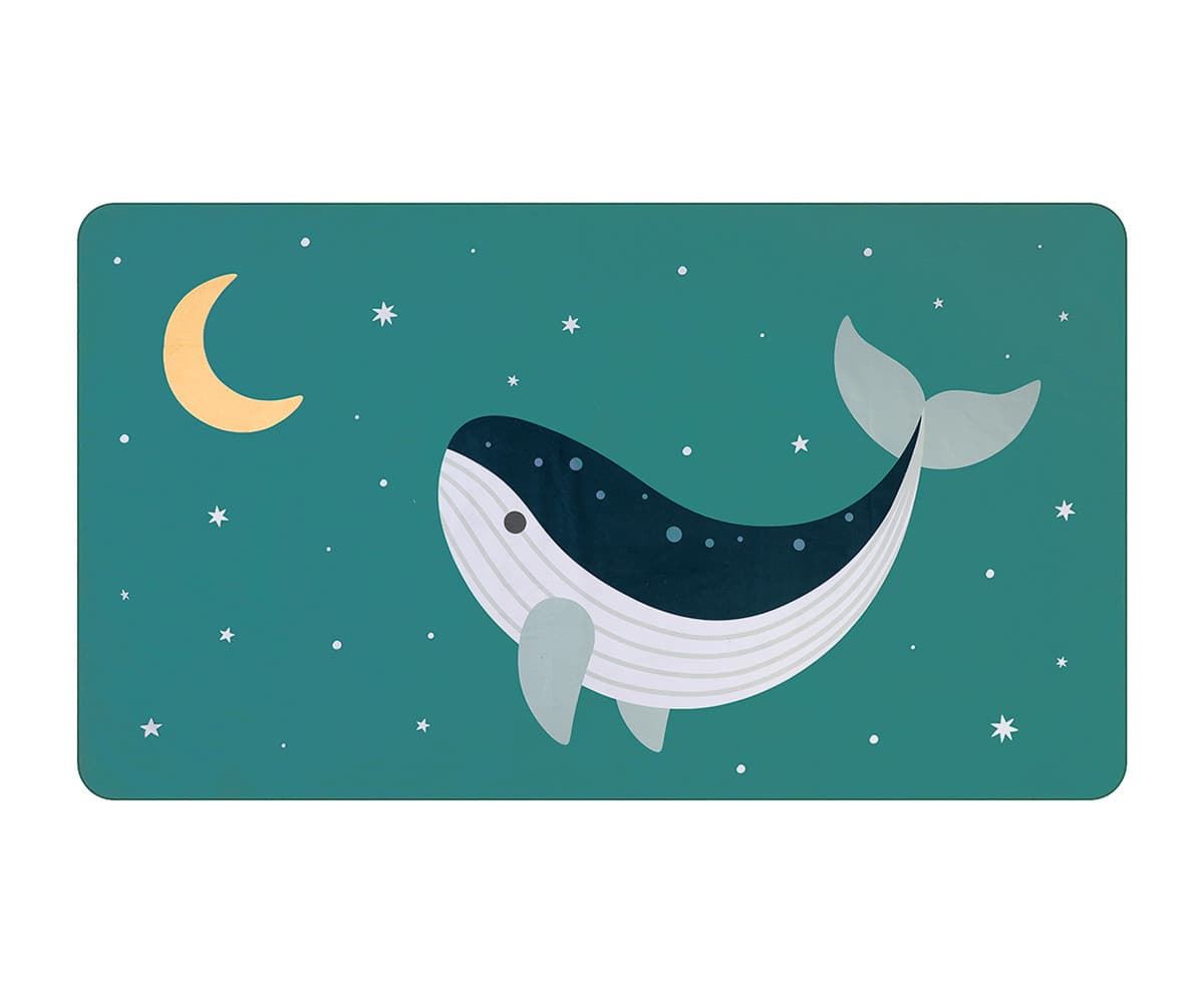 Toalla Microfibra Whale Teal - Imagen 1