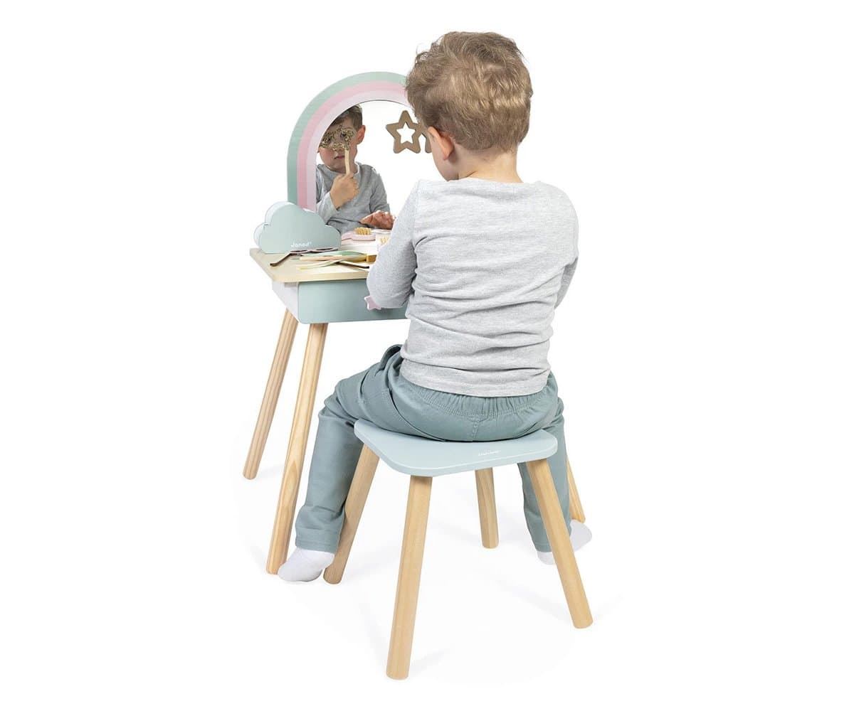 TOCADOR UNICORNIO DE MADERA Y ACCESORIOS - Imagen 2