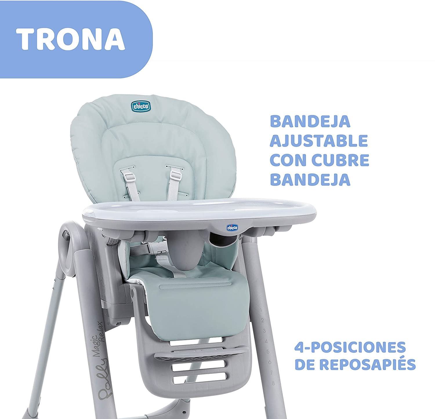 Trona Polly Magic Relax Gris - Imagen 6