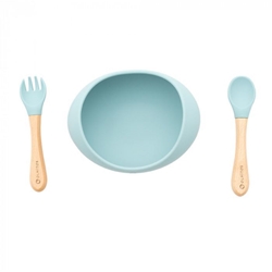 Vajilla 3 Piezas Silicona Blue - Imagen 1