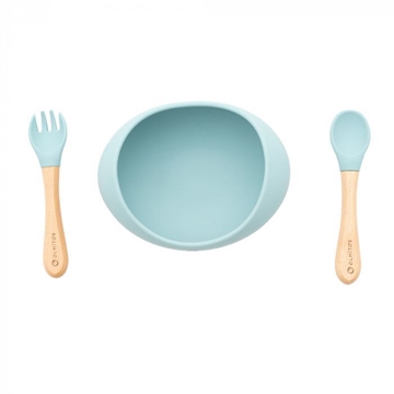 Vajilla 3 Piezas Silicona Blue - Imagen 1