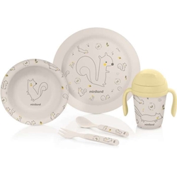 Vajilla 5 Piezas Bambú Naturmeal Miniland - Imagen 1