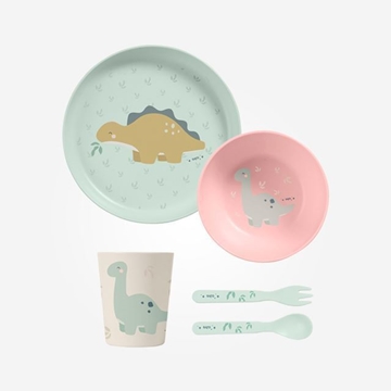 Vajilla 5 Piezas Dinos World - Imagen 2