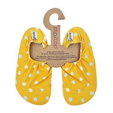 Zapatillas Antideslizantes Slipstop Lunares Mostaza - Imagen 1